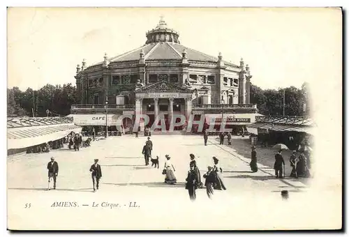 Cartes postales Cirque Amiens