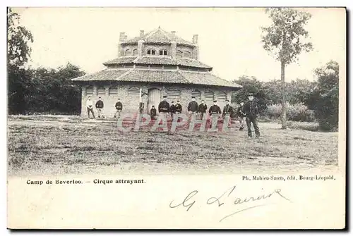 Cartes postales Cirque attrayant Camp de Beverloo