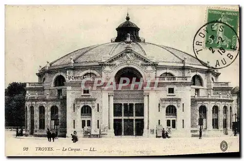 Cartes postales Cirque Troyes