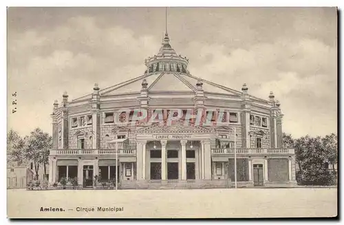 Cartes postales Cirque municipal Amiens