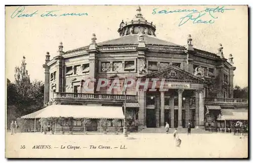 Cartes postales Cirque Amiens