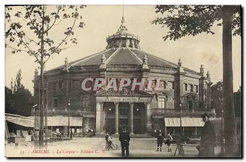 Cartes postales Cirque Amiens