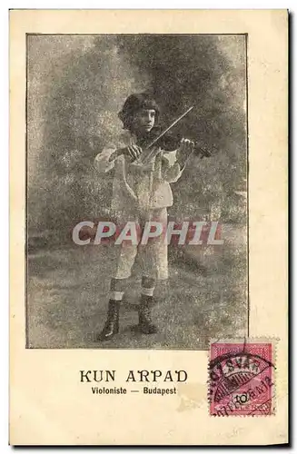 Cartes postales Kun Arpad Violoniste Budapest Vilon