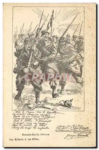 Cartes postales Militaria