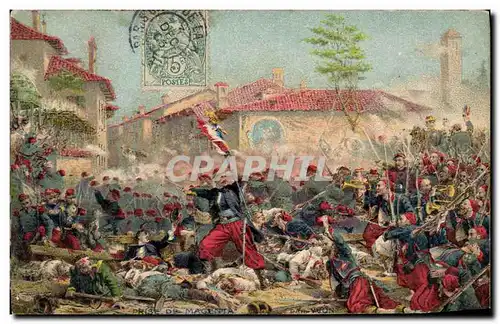 Cartes postales Militaria Prise de Magenta