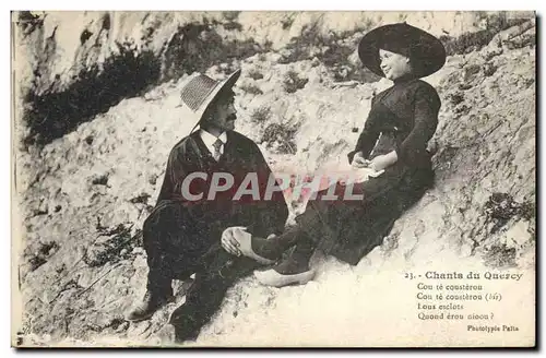 Cartes postales Folklore Chants du Quercy