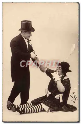 Cartes postales Cirque Clown