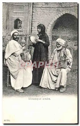 Cartes postales Folklore Mousique arabe