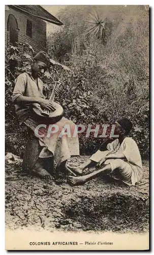 Cartes postales Folklore Colonies africaines Plaisir d&#39artistes Enfants