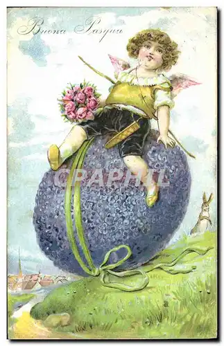 Cartes postales Lapin Enfant