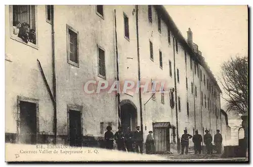 Cartes postales Militaria Chasseurs Alpins Embrun Casernes Vallier de lapeyrouse