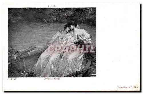 Cartes postales Ridel Dernieres fleurs