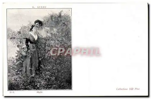 Cartes postales Guedy Idylle