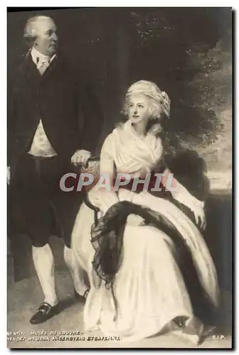 Cartes postales Paris Musee du Louvre Lawrence Mr John Angerstein et sa femme