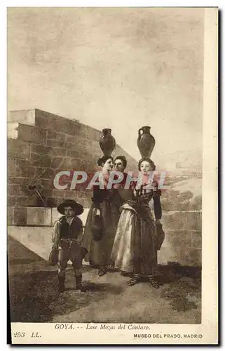 Cartes postales Goya Lase Mozas del Cantaro Museo del Prado Madrid