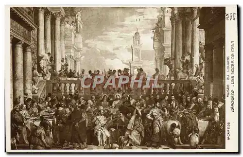 Cartes postales Paris Musee du Louvre Veronese Les noces de Cana