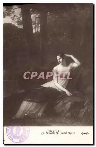 Cartes postales Prud&#39hon L&#39imperatrice Josephine