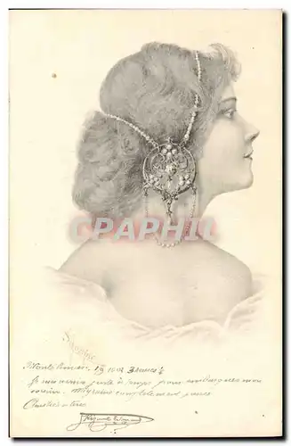 Cartes postales Fantaisie Femme