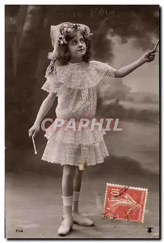 Cartes postales Enfant Diabolo