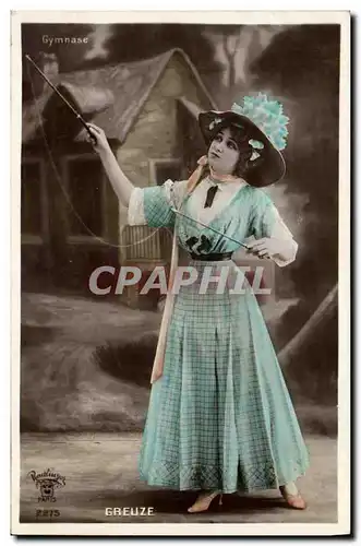 Cartes postales Femme Greuze Theatre Gymnase Diabolo