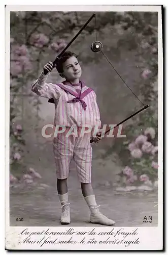 Cartes postales Enfant Diabolo