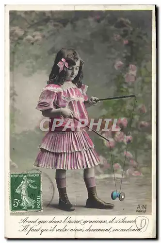Cartes postales Enfants Diabolo