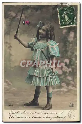 Cartes postales Enfant Diabolo