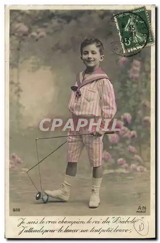 Cartes postales Enfant Diabolo