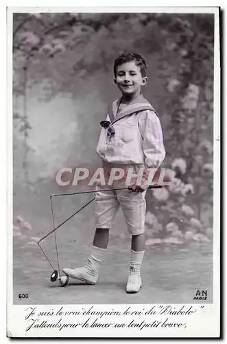 Cartes postales Enfant Diabolo