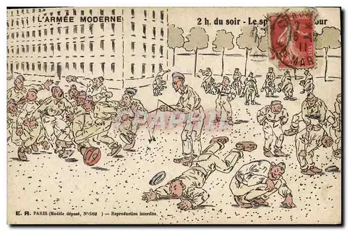 Cartes postales Diabolo L&#39armee moderne Militaria