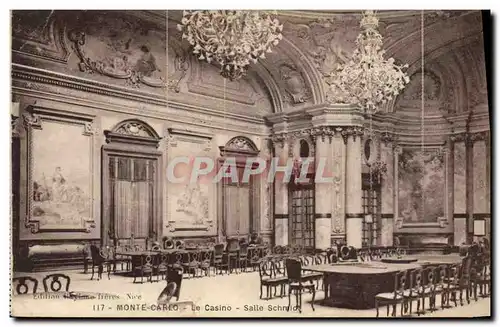 Cartes postales Monte Carlo Le Casino Salle Schmidt
