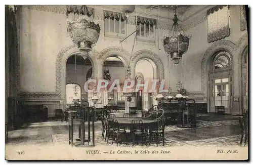 Cartes postales Vichy Le casino Salle des jeux
