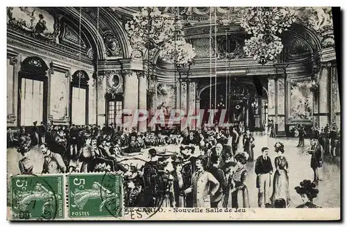 Cartes postales Casino de Monte Carlo Nouvelle salle de jeu