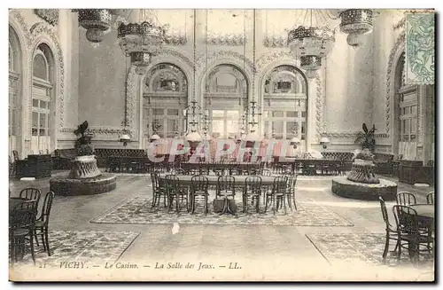 Cartes postales Vichy Le casino La salle de jeux