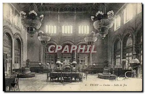Cartes postales Vichy Le casino La salle de jeux