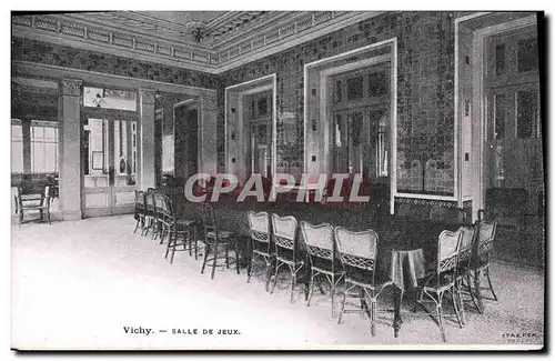 Cartes postales Casino Vichy Salle de jeux