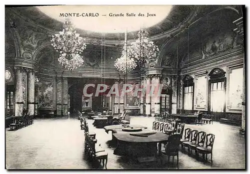 Ansichtskarte AK Casino Monte Carlo Grande salle des jeux