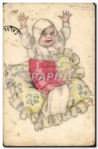 Cartes postales Fantaisie Illustrateur Mauzan Enfant Bebe