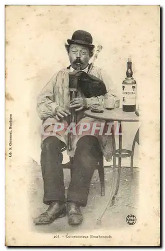 Cartes postales Folklore Cornemuseux Bourbonnais