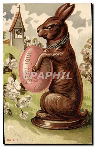 Cartes postales Lapin Lapins Paques