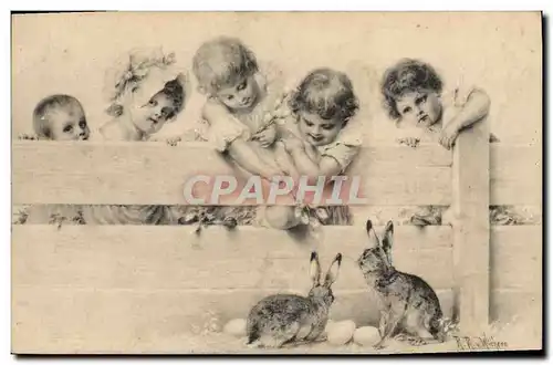 Cartes postales Lapin Lapins Enfants