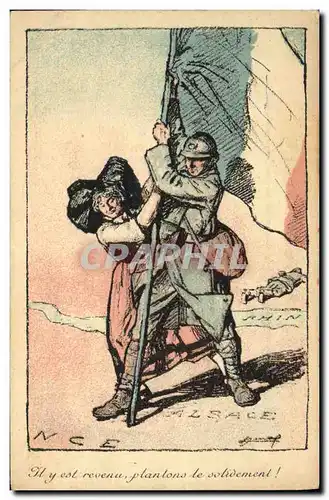Cartes postales Militaria Alsace