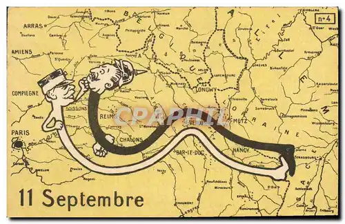 Cartes postales Militaria 11 Septembre