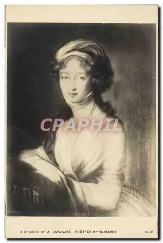 Cartes postales Drouais Portrait de Mme Dubarry