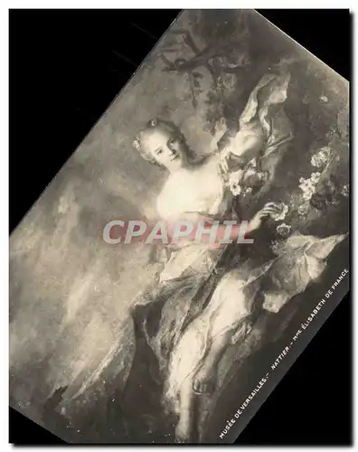 Cartes postales Musee de Versailles Nattier Mme Elisabeth de France