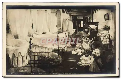 Cartes postales Delance Salon L&#39interieur d&#39une creche