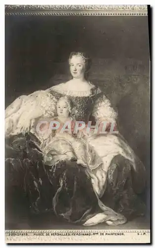 Ansichtskarte AK Musee de Versailles Ferdinand Mme de Maintenon