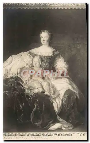 Cartes postales Musee de Versailles Ferdinand Mme de Maintenon