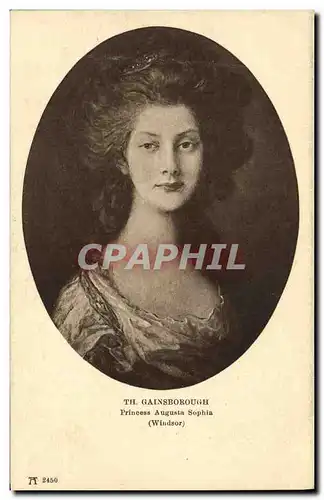 Cartes postales Gainsborough Princess Augusta Sophia Windsor
