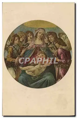 Ansichtskarte AK Madonna Della Melagrana Botticelli